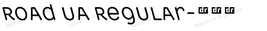 Road UA Regular字体转换 Road UA Regular字体转换